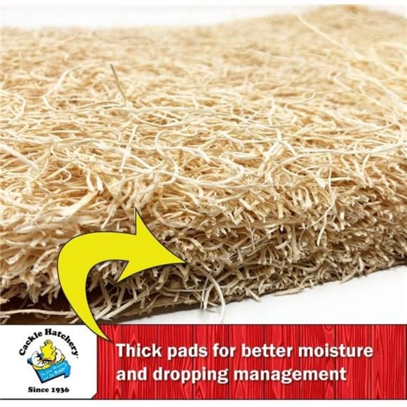 Cackle Hatchery Laying Hen Nest Box Pads - 13" x 13" (6 Pack) - Picture 2 of 7